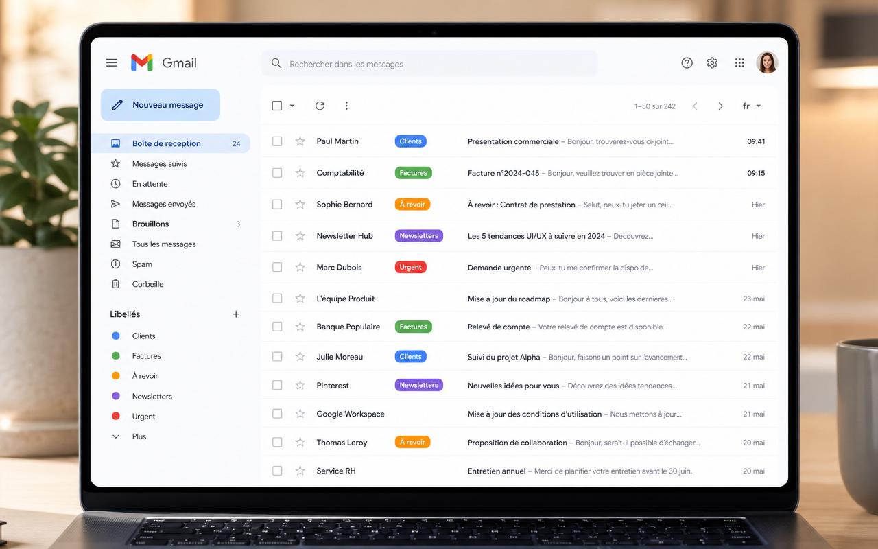 Tri et classification des emails